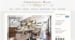 Desktop Screenshot of crossingsonmain.com